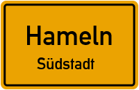 Straßen in Hameln Südstadt