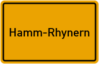 Ortsschild Hamm-Rhynern