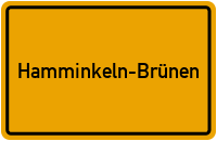 City Sign Hamminkeln-Brünen