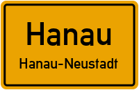 Zufahrt Parkhaus in HanauHanau-Neustadt