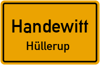 Alte Dorfstraße in HandewittHüllerup
