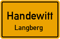 Straßen in Handewitt Langberg