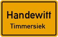 Straßen in Handewitt Timmersiek