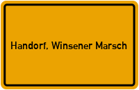 City Sign Handorf, Winsener Marsch