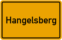 Ortsschild von Hangelsberg in Brandenburg
