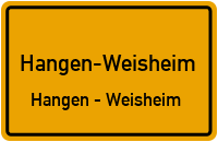 Untergasse in Hangen-WeisheimHangen - Weisheim