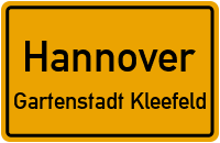 Kleefelder Sonnenweg in HannoverGartenstadt Kleefeld