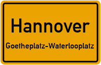 Franz-Mock-Weg in HannoverGoetheplatz-Waterlooplatz