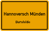 Niemestraße in Hannoversch MündenBursfelde