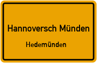 Mündener Straße in 34346 Hannoversch Münden (Hedemünden)