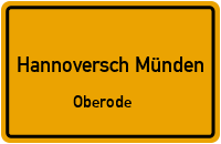 Obere Dorfstraße in Hannoversch MündenOberode