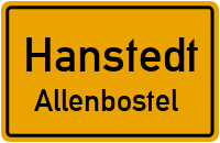 Straßenverzeichnis Hanstedt Allenbostel
