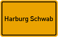 Ortsschild Harburg Schwab