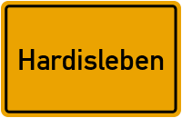 City Sign Hardisleben