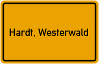 City Sign Hardt, Westerwald