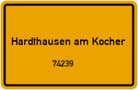74239 Hardthausen am Kocher