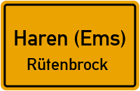 Straßenverzeichnis Haren (Ems) Rütenbrock