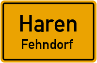 Harener Straße in HarenFehndorf