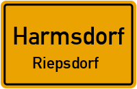 Hauptstraße in HarmsdorfRiepsdorf