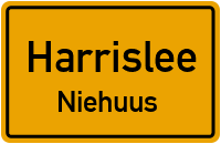 Niehuuser Straße in HarrisleeNiehuus