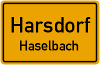 Straßen in Harsdorf Haselbach