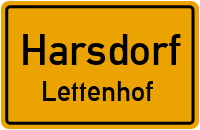 Straßenverzeichnis Harsdorf Lettenhof