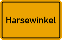 Ortsschild von Stadt Harsewinkel in Nordrhein-Westfalen