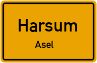Bundesstraße in HarsumAsel