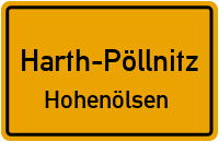 Dorfstraße in Harth-PöllnitzHohenölsen