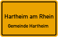 Eschbacher Straße in Hartheim am RheinGemeinde Hartheim