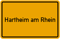 Erster Bruchweg in Hartheim am Rhein