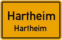 Straßen in Hartheim Hartheim
