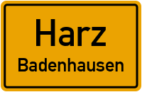 Große Uferbachstraße in HarzBadenhausen