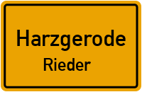 Riedersche Trift in 06493 Harzgerode (Rieder)