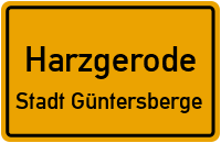 Güntersberger Stolberger Stadtweg in 06493 Harzgerode (Stadt Güntersberge)