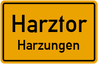 Straßenverzeichnis Harztor Harzungen