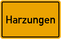 City Sign Harzungen