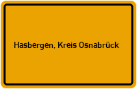 Branchenbuch von Hasbergen, Kreis Osnabrück auf onlinestreet.de