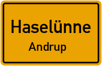 Bergstraße in HaselünneAndrup