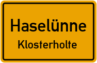 Dorfstraße in HaselünneKlosterholte
