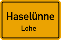 Alte Sögeler Landstraße in HaselünneLohe