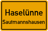 Taubenweg in HaselünneSautmannshausen