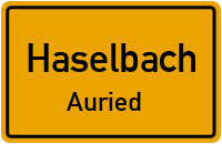 Straßenverzeichnis Haselbach Auried