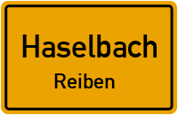 Straßenverzeichnis Haselbach Reiben