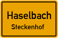 Straßenverzeichnis Haselbach Steckenhof