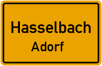 Hauptstraße in HasselbachAdorf