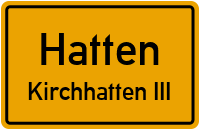 Straßen in Hatten Kirchhatten III