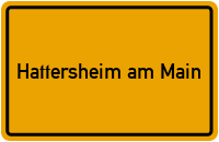 City Sign Hattersheim am Main