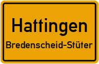 Straßenverzeichnis Hattingen Bredenscheid-Stüter