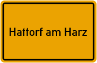 Wo liegt Hattorf am Harz?
